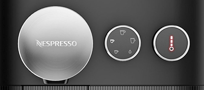 Photo panneau de commande Nespresso Expert