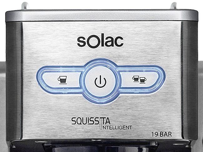 panneau de commande Détail Solac New Squissita Intelligent